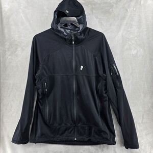 Peak Performance Aneto HJ Jacket Mens 2XL Black‎ Rain / Windbreaker Flaws